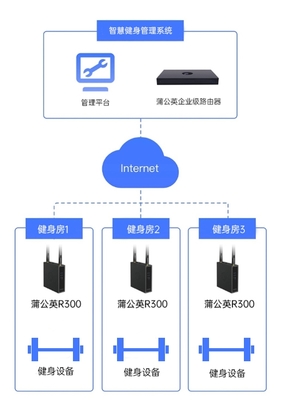 贝锐蒲公英 智能组网构建智慧健身生态互联新篇章